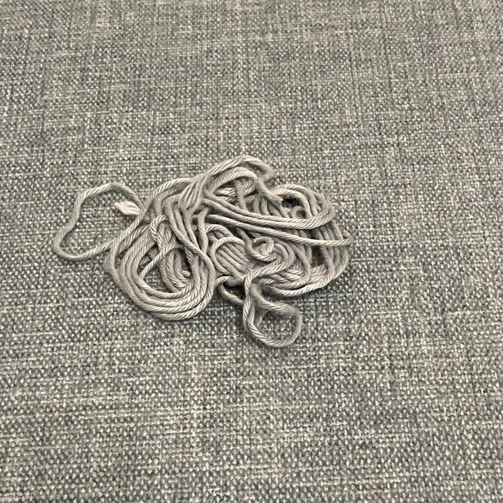 Blue Needlepoint Thread Yarn